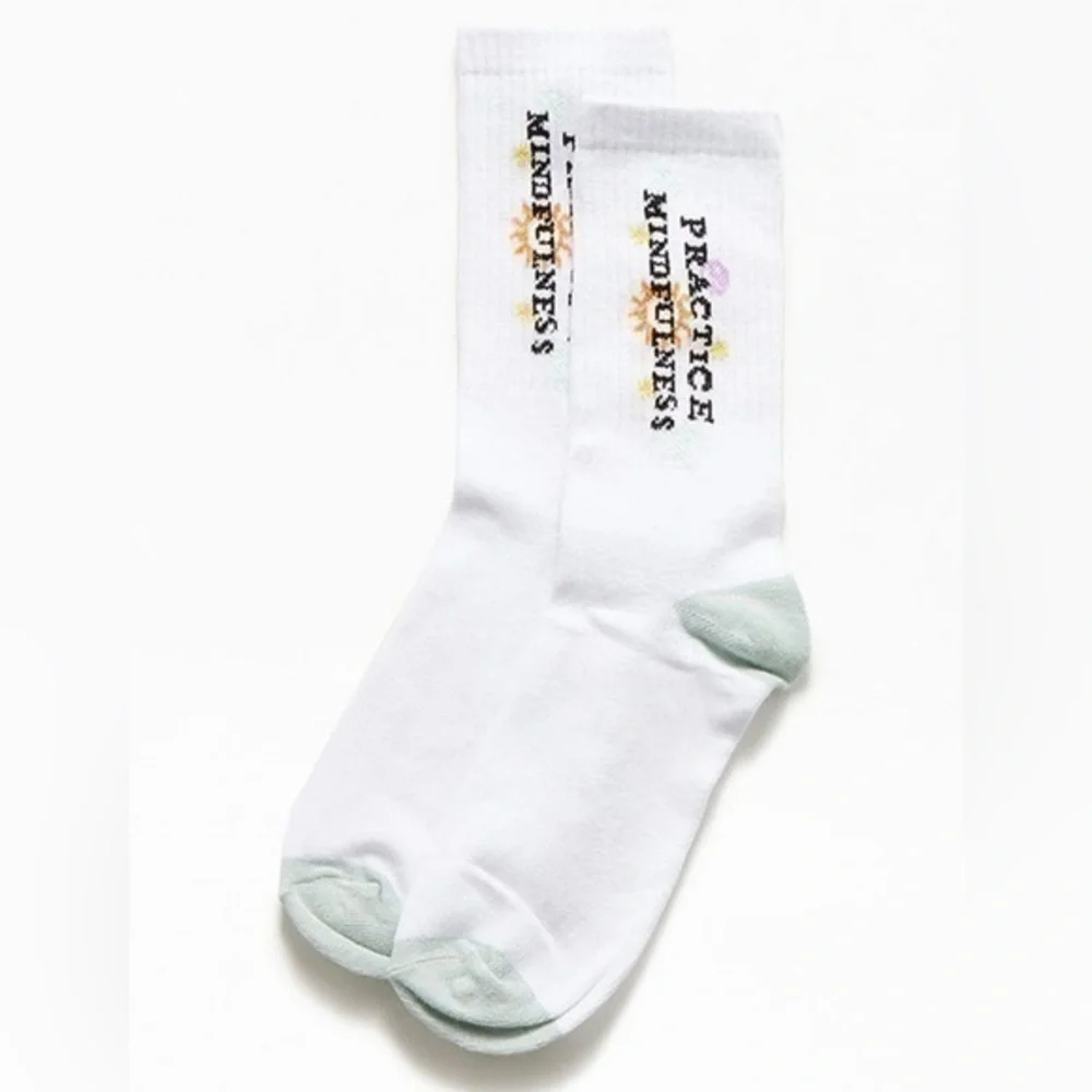 LA Hearts Mindful Crew Socks by PACSUN NWT